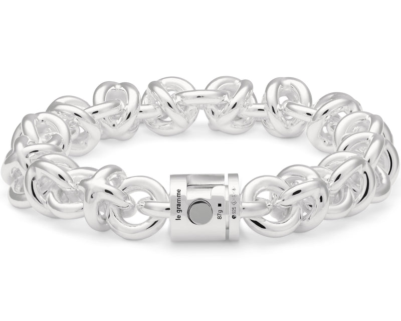 bracelet entrelacs le 87g